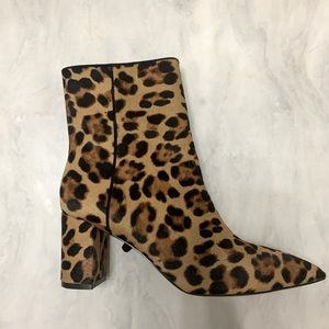 J. Crew Sadie Boots - Leopard Calf Hair